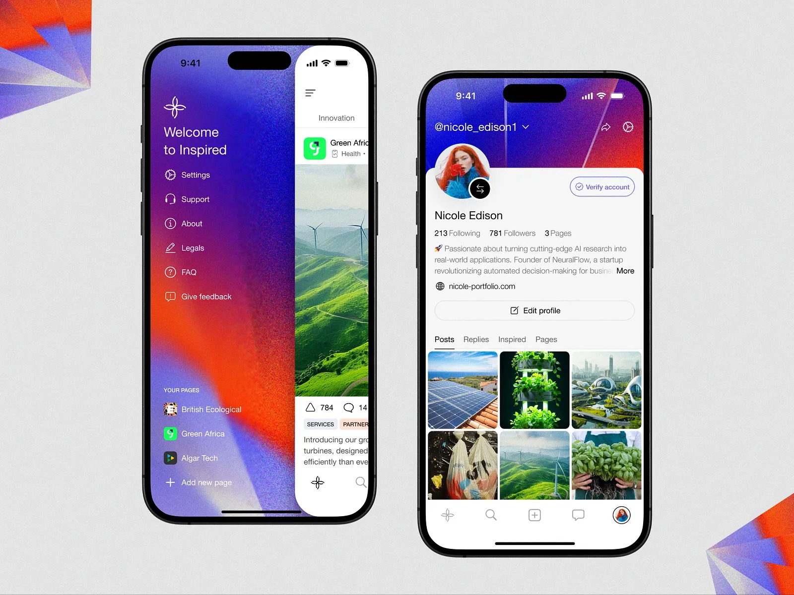 UI/UX Mobile App Design for Digital Platform for Innovation