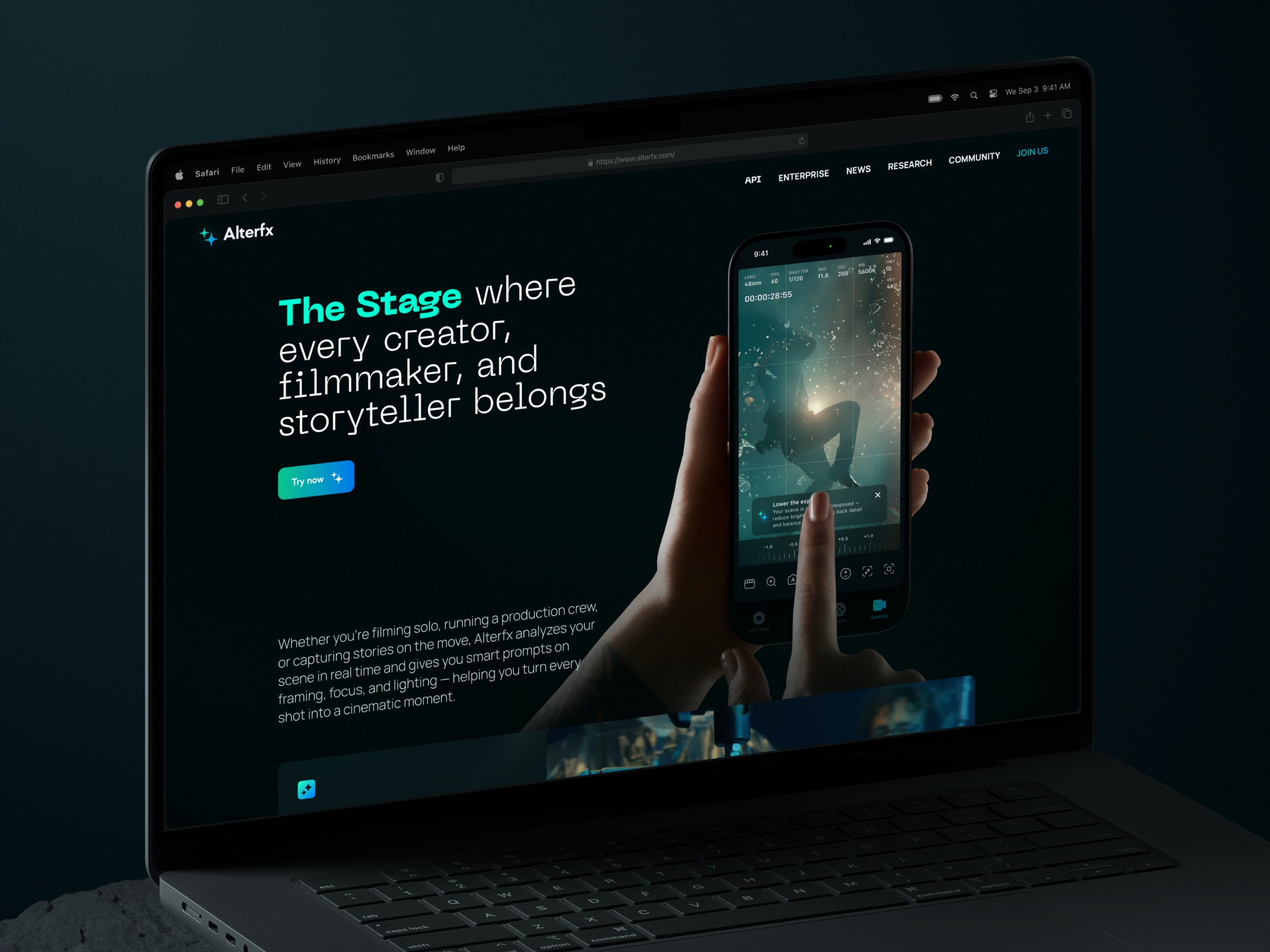 Landing Page Animation for AI Video Production Platform Image 2