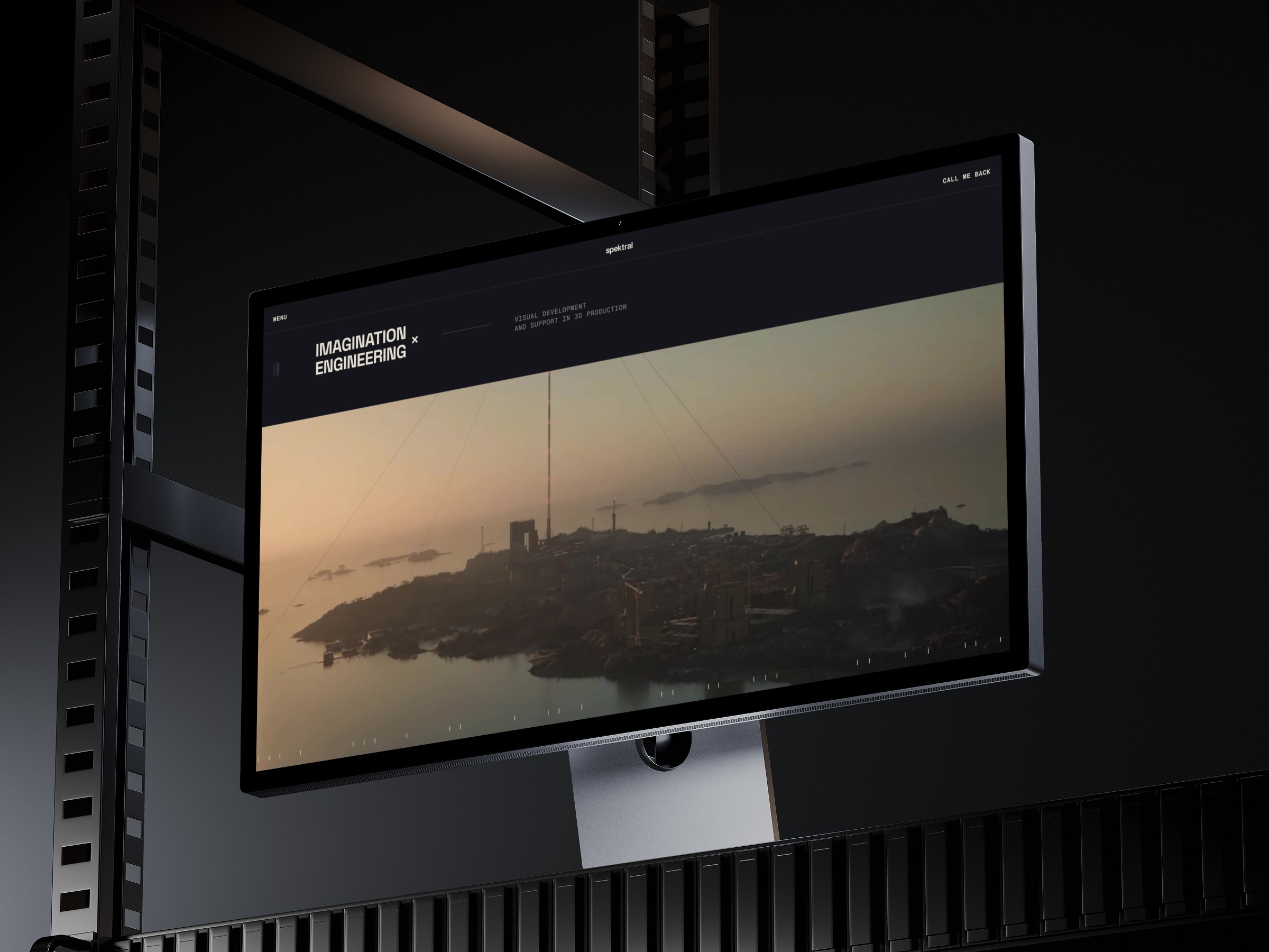 3D Production Studio Website Design Image 3