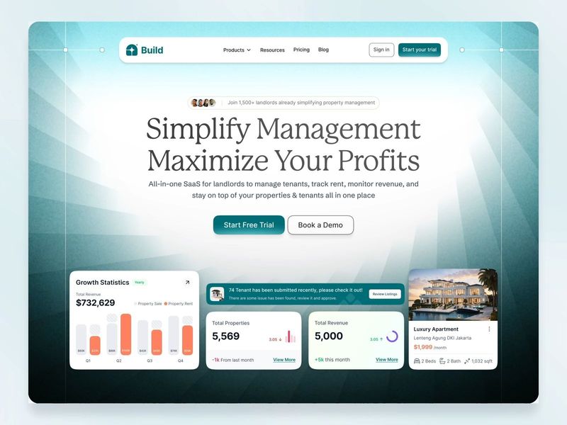 SaaS Landing Page Design