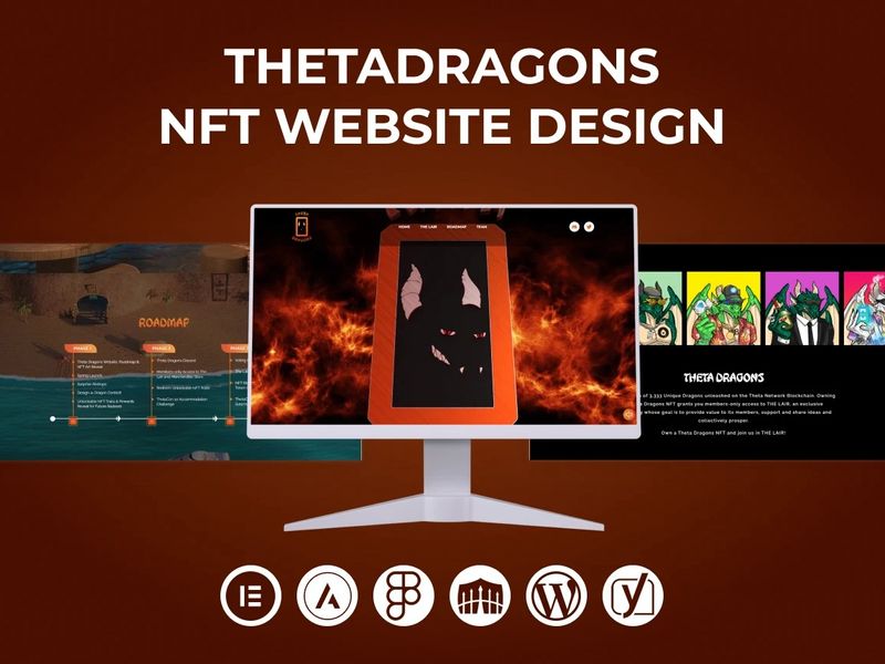 THETADRAGONS NFT Website Design