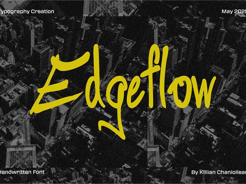 FREE TYPEFACE - Edgeflow