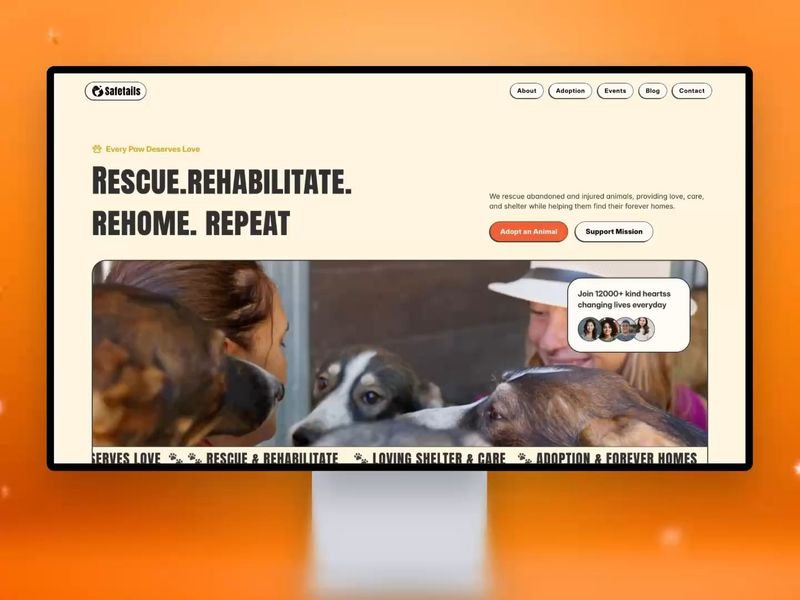 Safetails: Pet Adoption & Animal Rescue