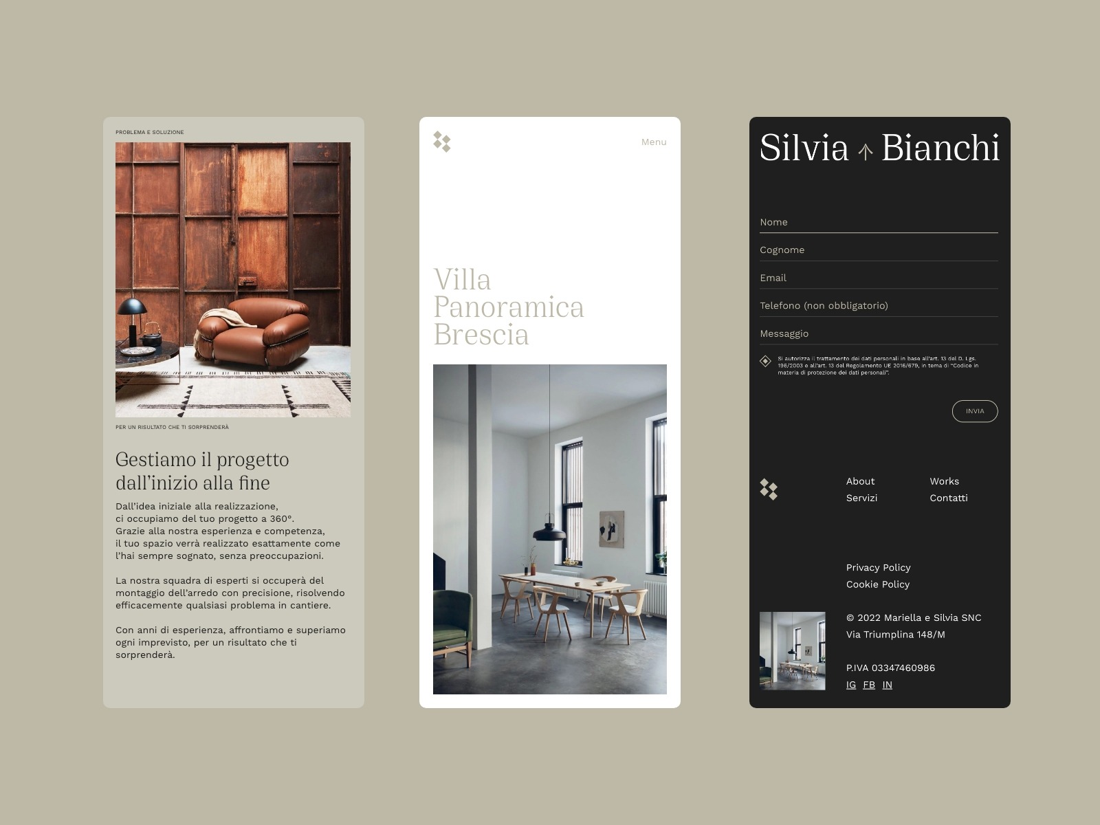 Silvia Bianchi Home Design - Awwwards Honorable Mention Image 0