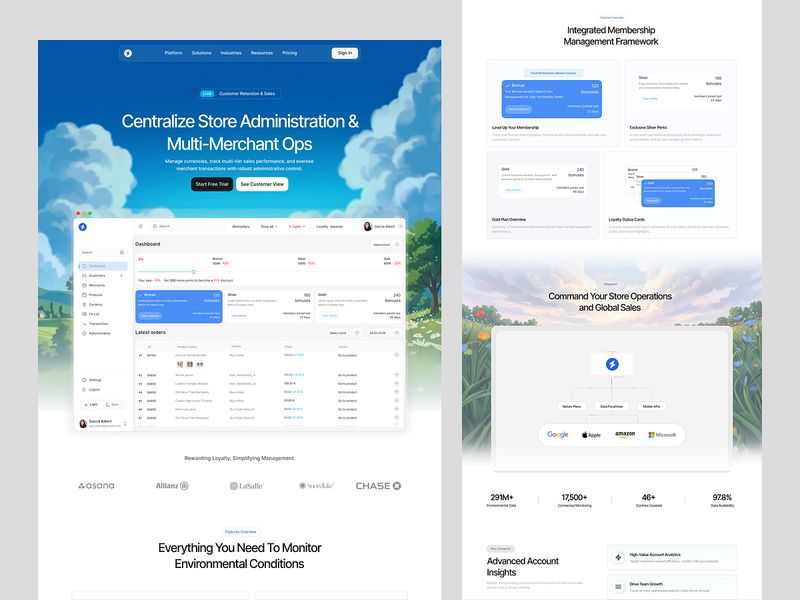 Multi-Merchant Operations Website 🌐