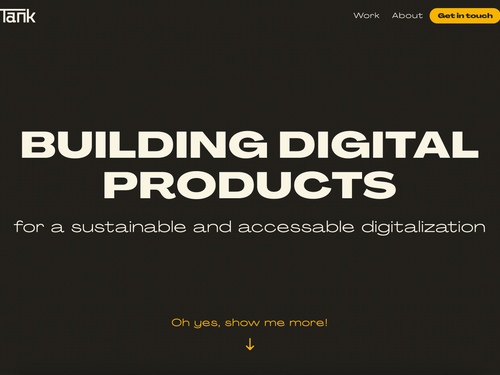 Max Tank - Building digital products for a sustainable and accessable digitalization