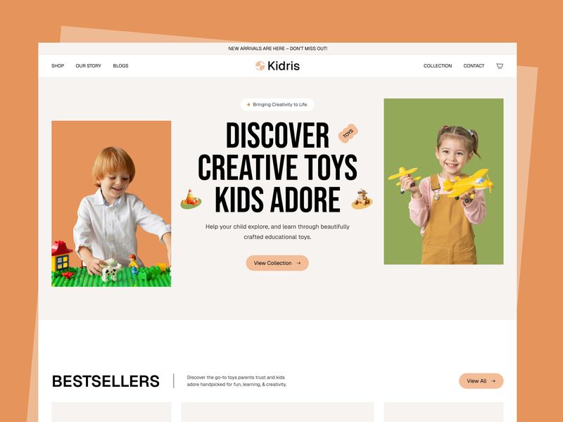 Kidris - Retail & E-Commerce Website Template