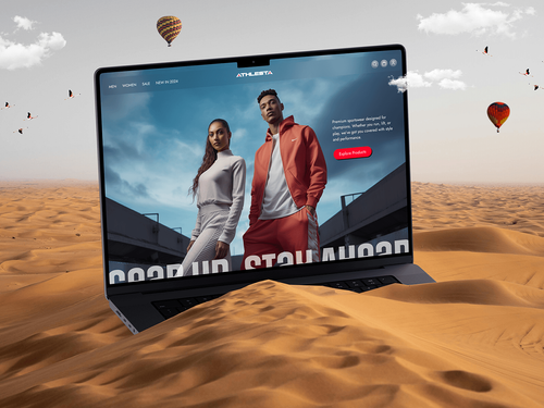 Sportswear ecommerce website