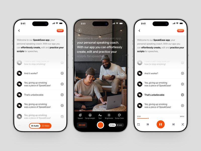 SpeakEase – Personal Speaking Coach App