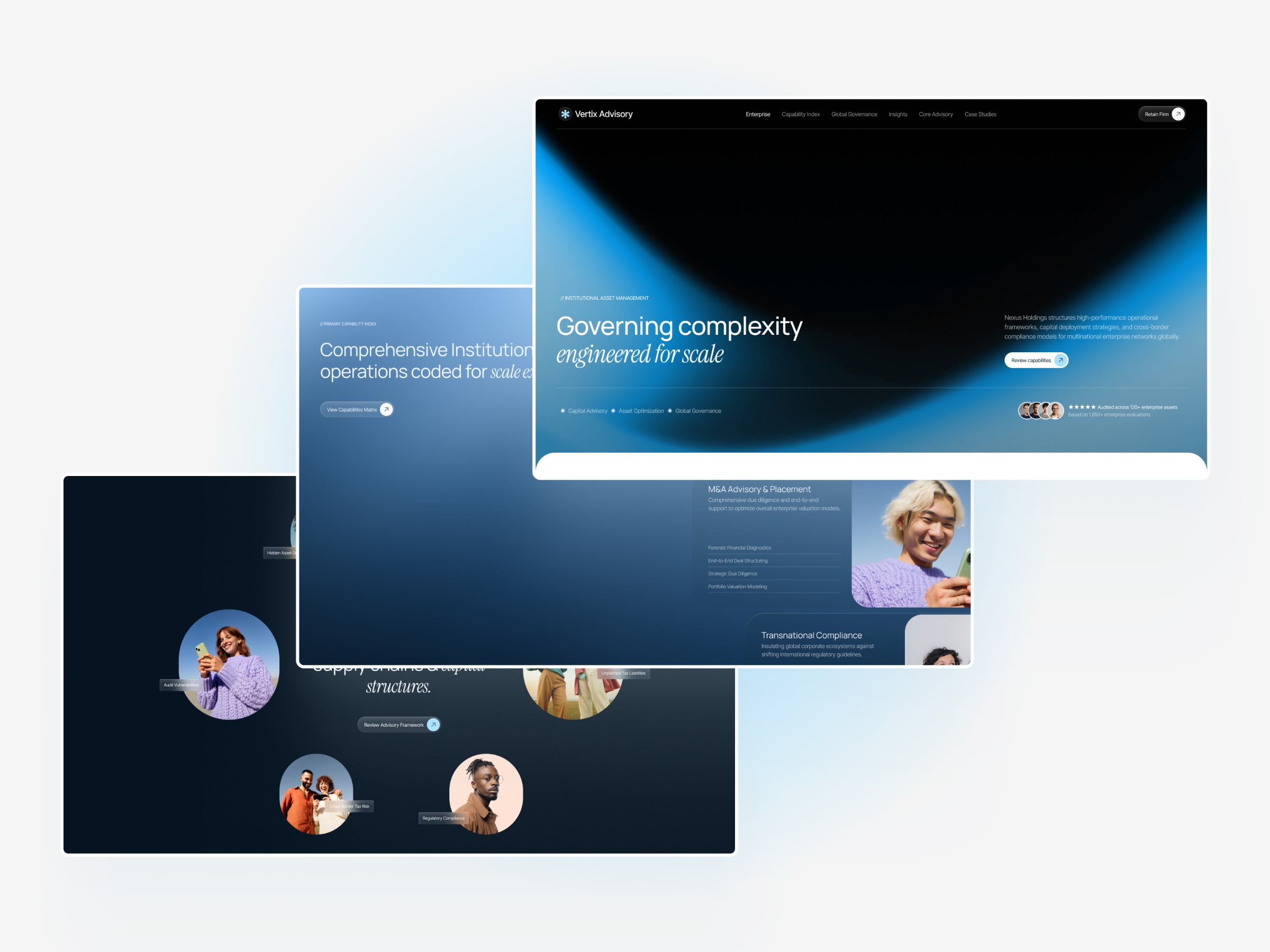 Vertix Advisory | Corporate Website Template Image 1