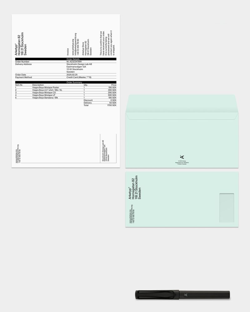 Stockholm Design Lab (SDL) / Arketyp / Stationery / 2026