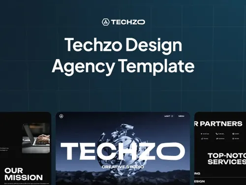 Techzo Website Page Template for Webflow