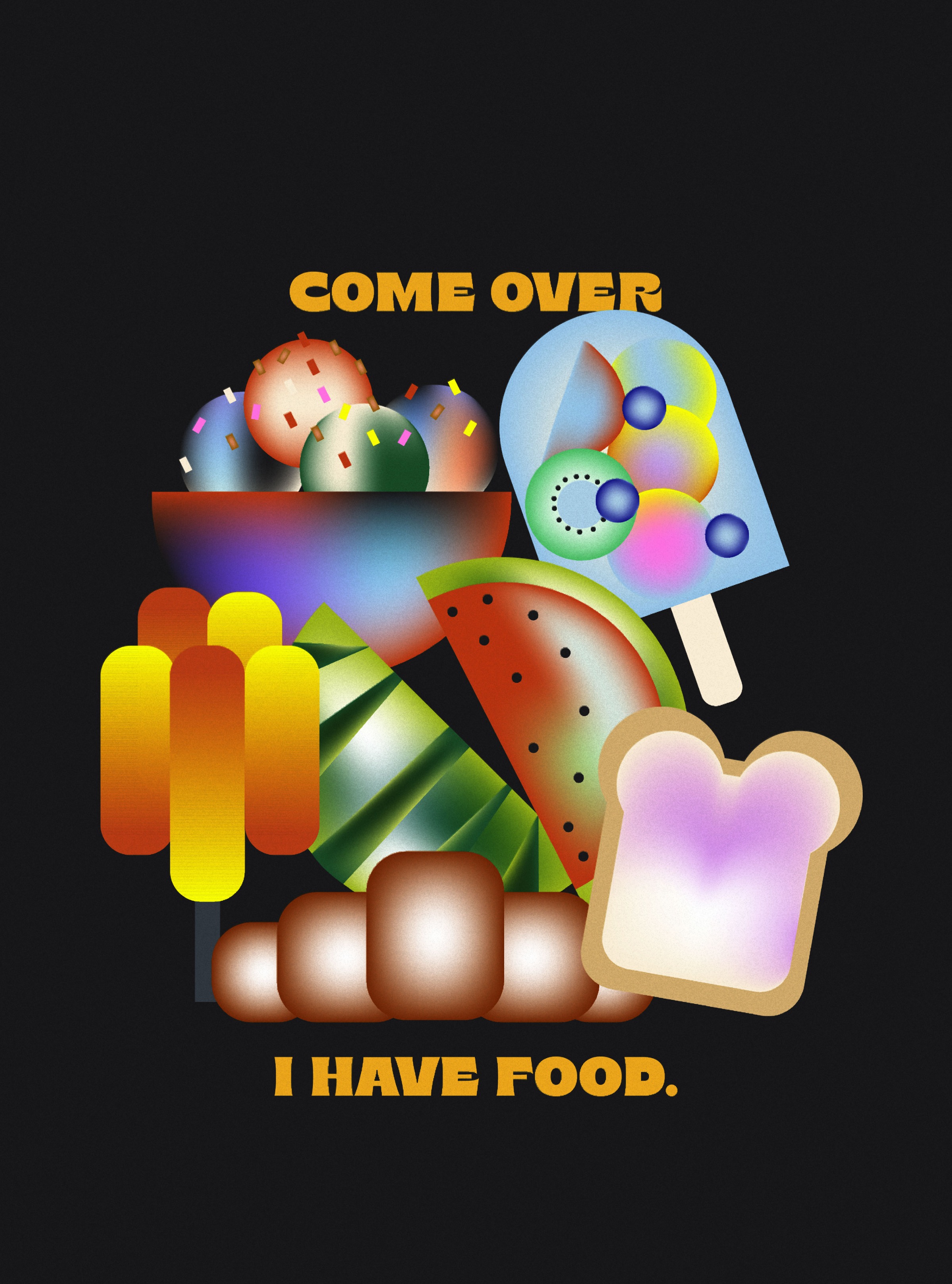 come over, i have food 🙂

#twosleepyheadsdesign #graphicdesign #typographydesign #creativeagency #twosleepyheads #posterdesign #posterstore Image 0