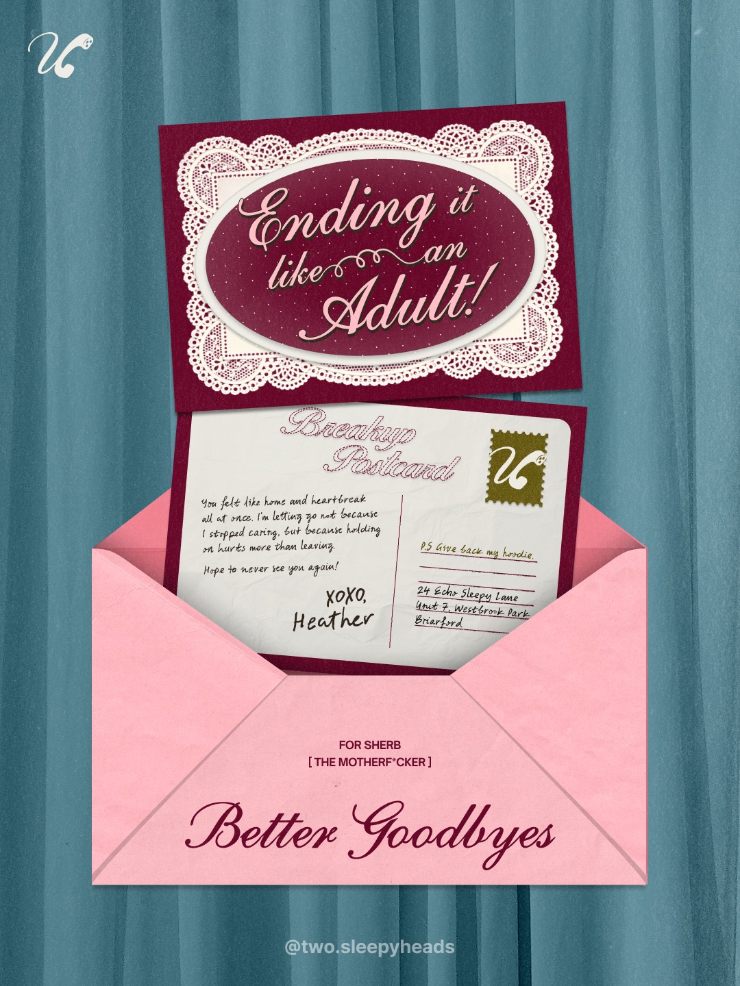 [BRANDING] Unsubscribe 👀

An app that helps you break up the proper way because ghosting is just not it 😗🤝✌️

💔 Would you use it?🫣

#branding #twosleepyheads #creativeagency #ValentinesDay #ghosting Image 3