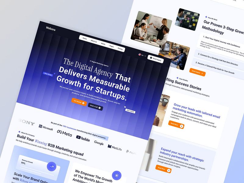 Modern Website Design for a Creative Agency