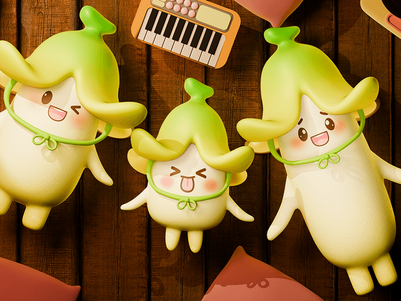 MASCOT 3D - Funny life of Bananies