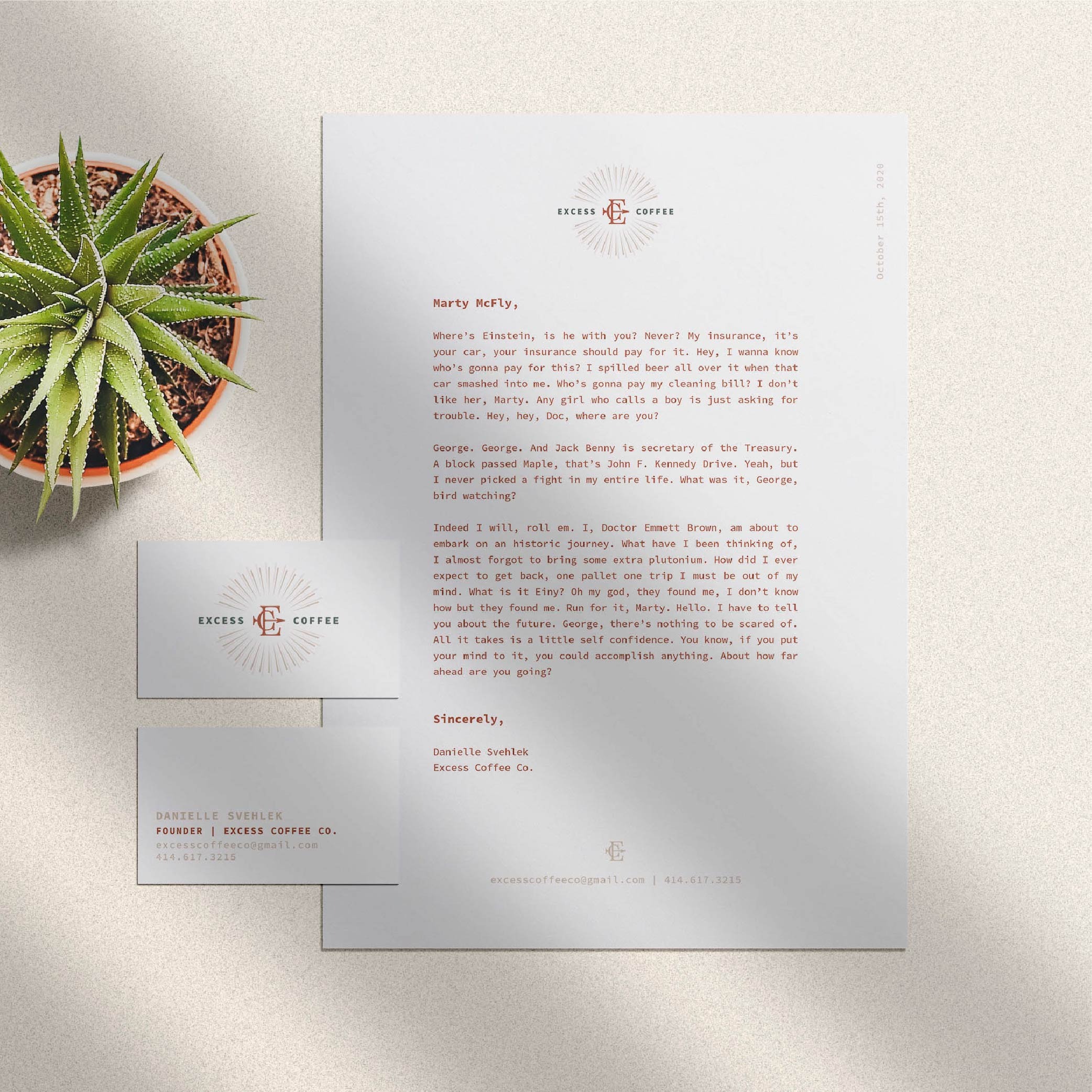 Logo Design for Coffee Catering Co. — Olson Graphic Design Image 1