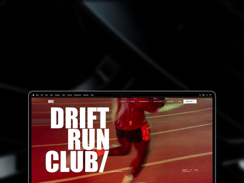 Drift Running Club ✦ Concept by PARANTHESE STUDIO
