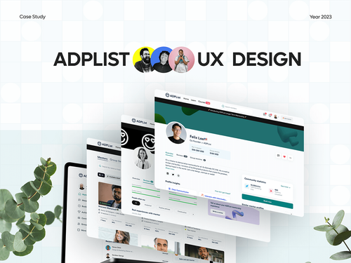 Crafting Stories in Pixels: ADPlist Case Study on Behance