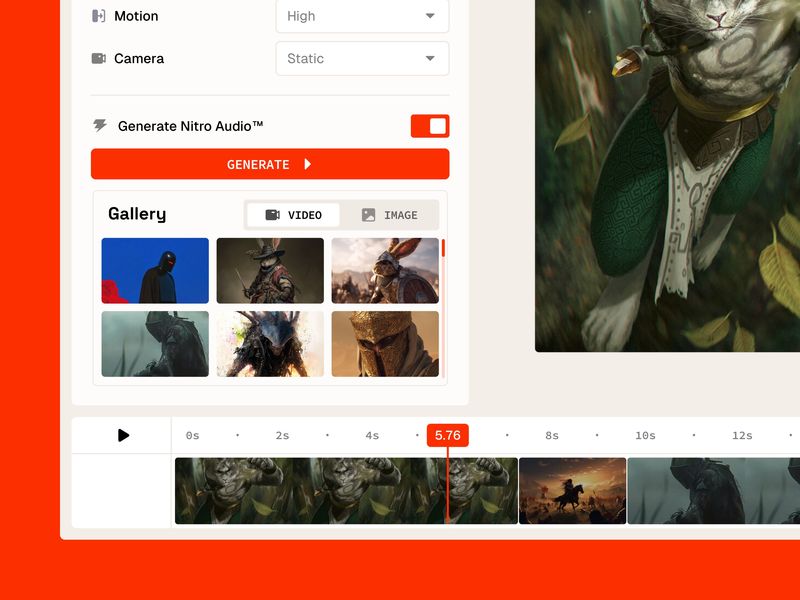 Nitro AI - Selected UI Shots
