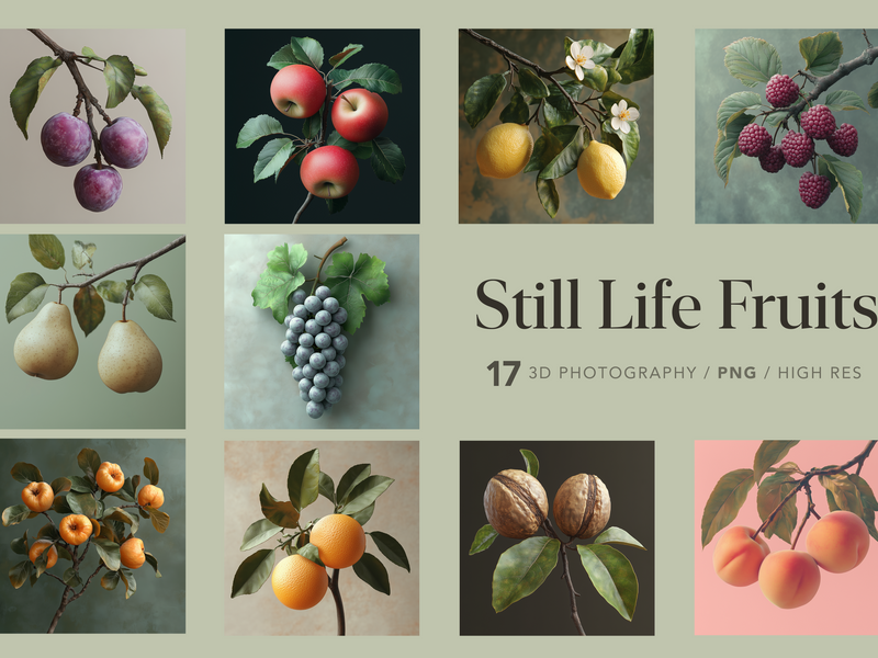 Still Life Fruits - Stock Images