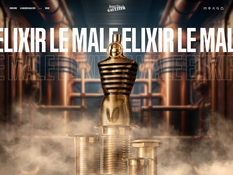Le Male Elixir - Awwwards