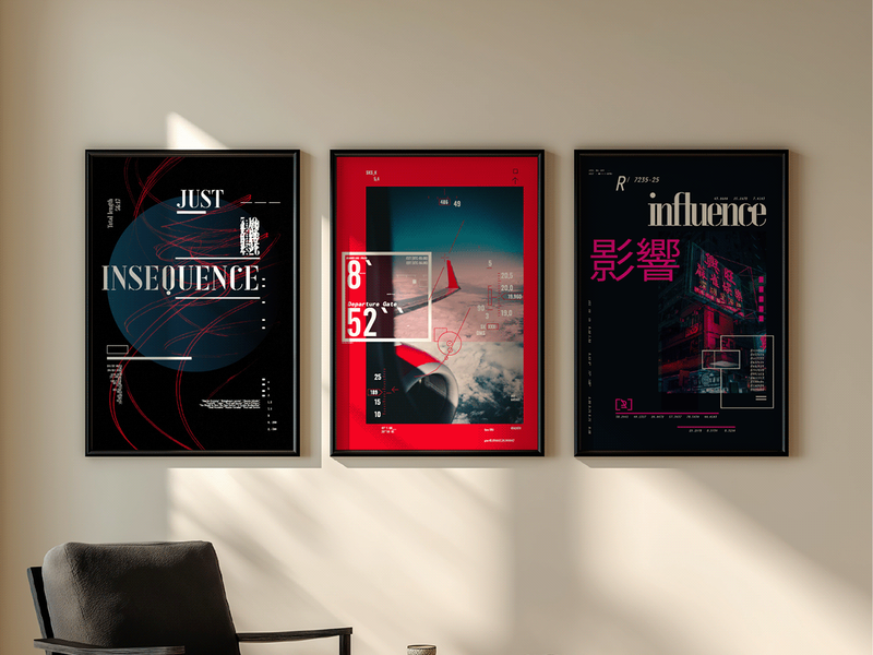 Visual Codes in Motion: A Triptych of Modern Influence