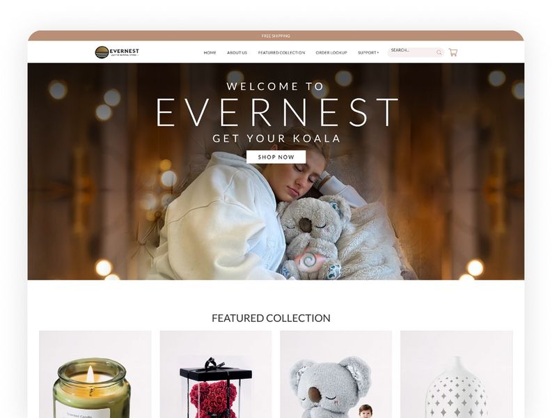 Evernest | Premium Lifestyle E-Commerce Experience