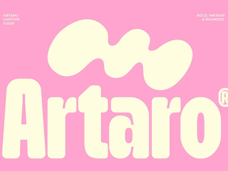 Artaro - Bold Inktrap Font