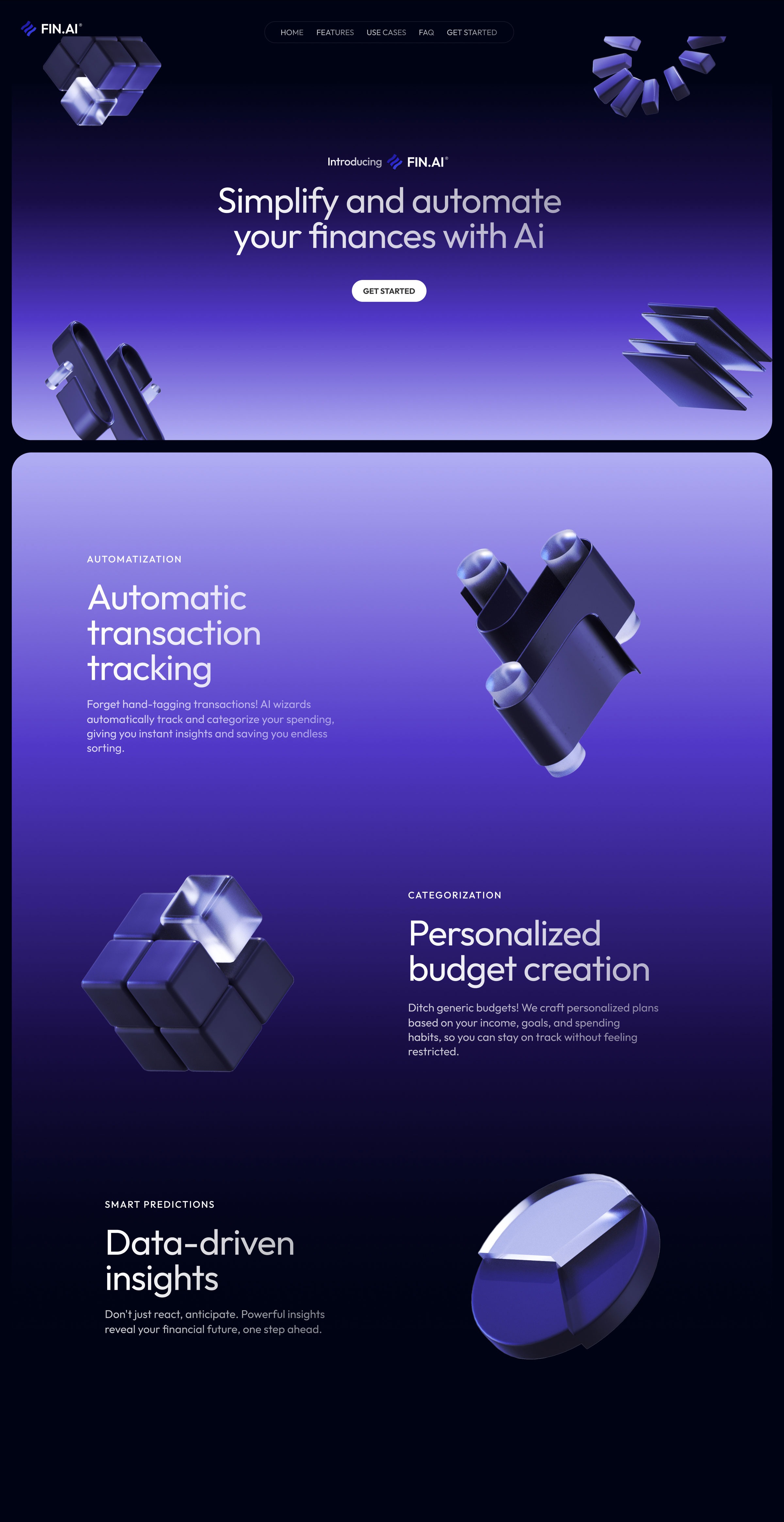 Fin.Ai - Framer Startups and SaaS Businesses Template Image 1