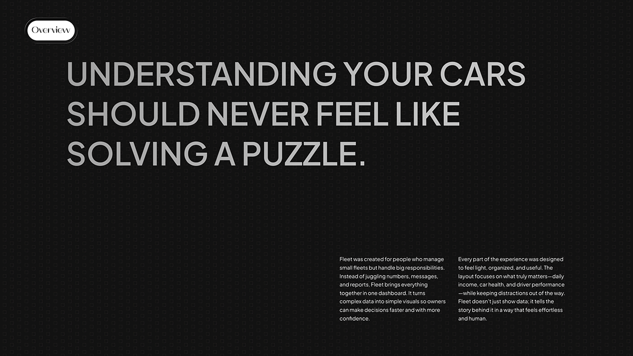 Fleet – Intelligent Car Rental Dashboard UI/UX Design Image 2