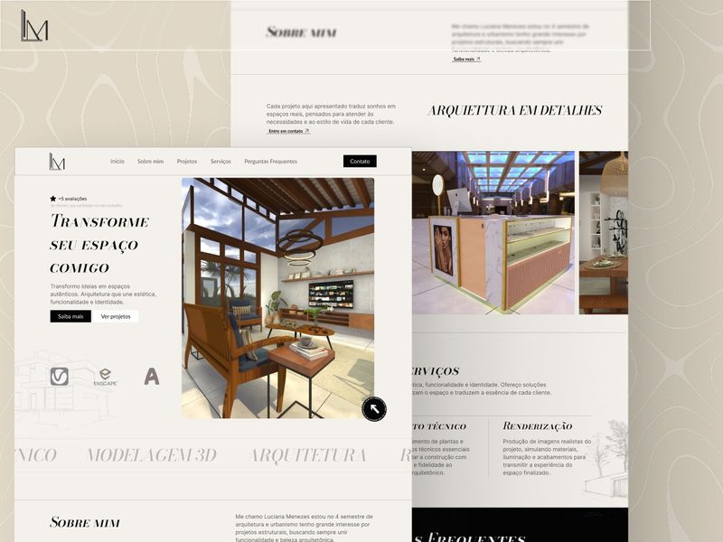 Portfolio Landing Page - Architecture