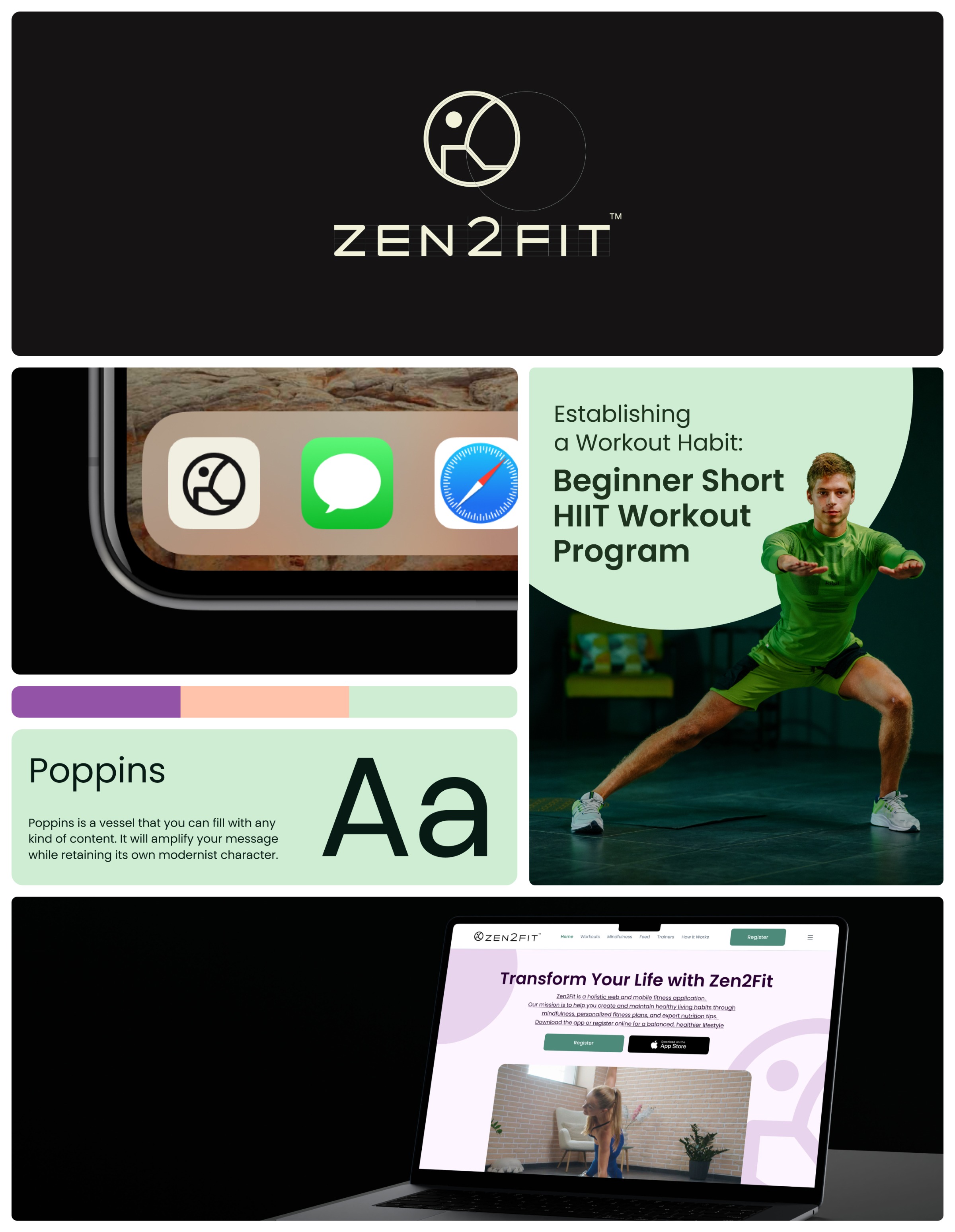 Zen2Fit Branding Project Image 0