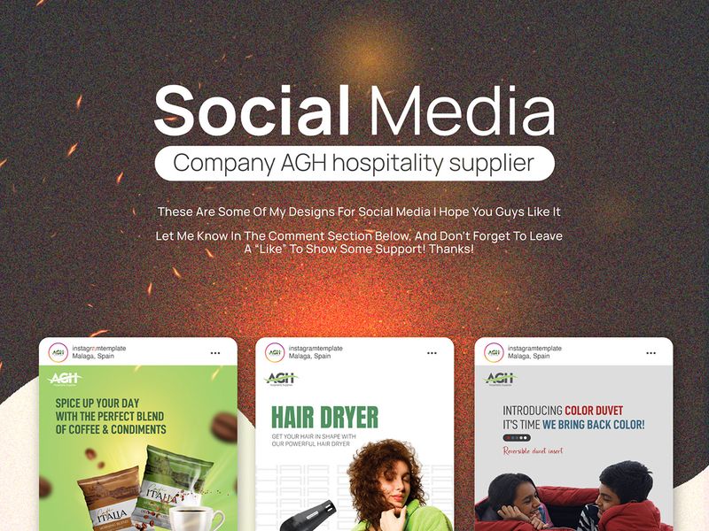 AGH Hospitality – Social Media Creative Collection