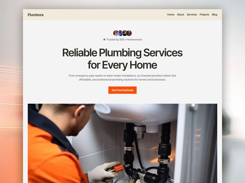 Plumbora by Md. Omor Rahman Shipon - Uncategorized design asset by framer