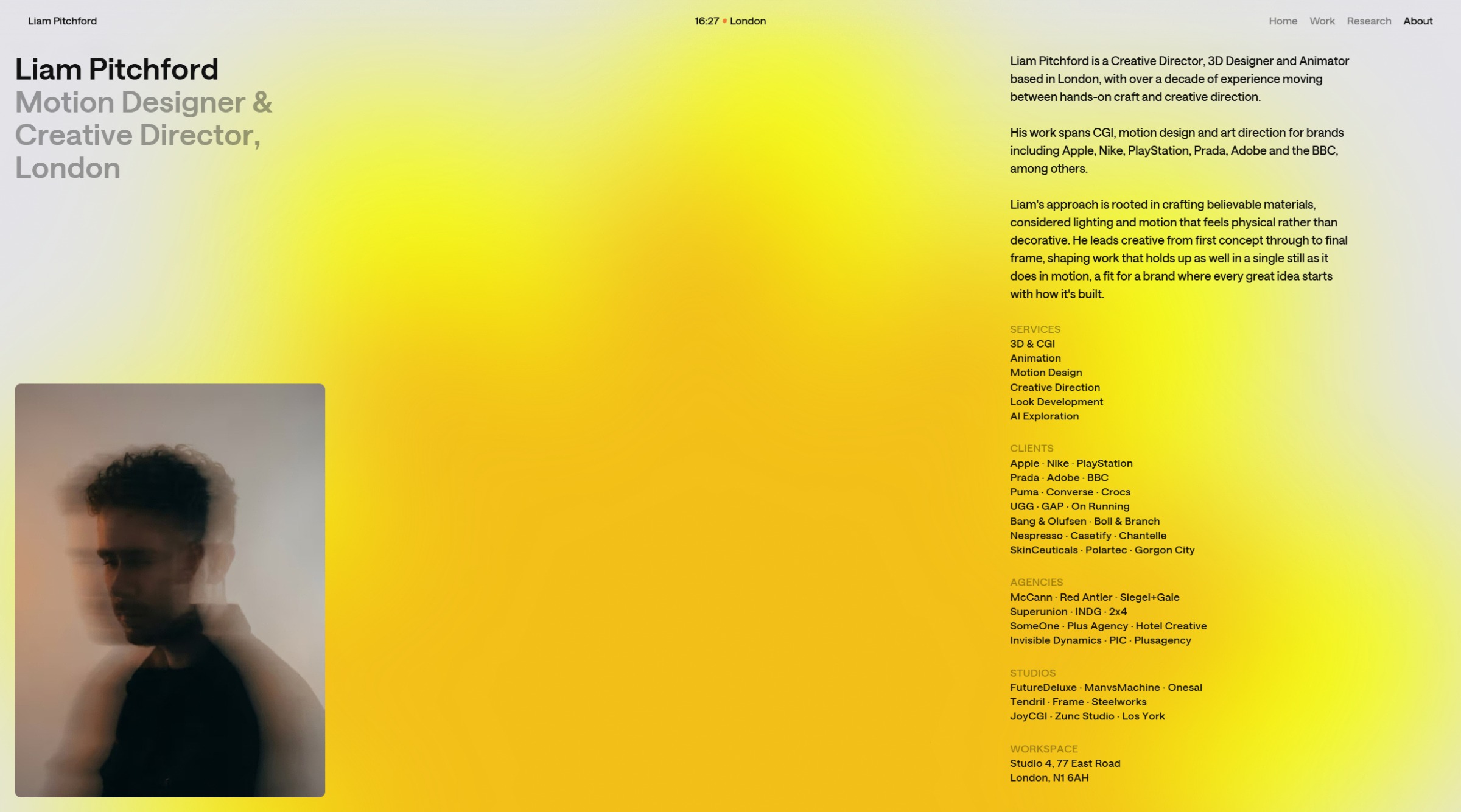 Liam Pitchford Folio - UK Creative Director Image 0