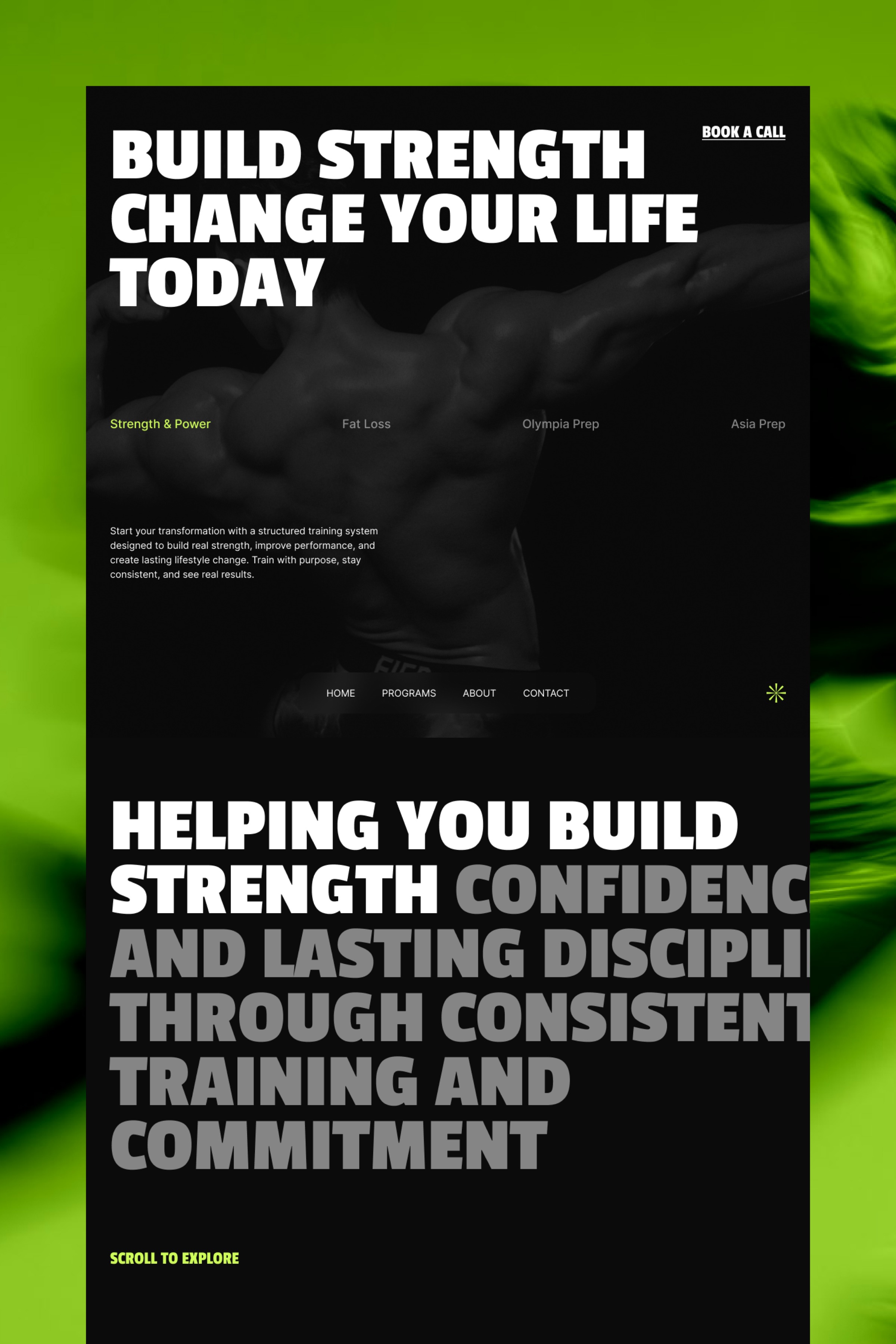Flexon Fitness Coach Framer Template Image 0
