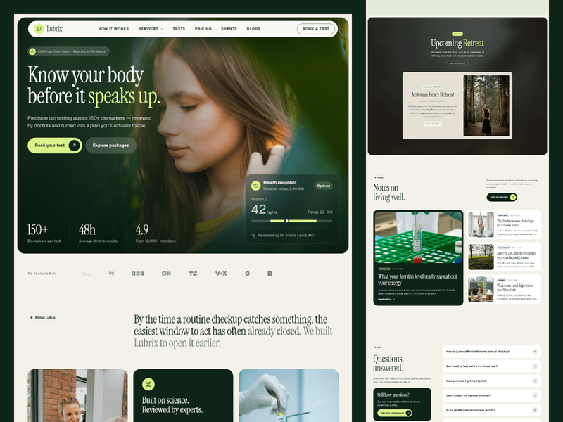 Lubrix - Uncategorized design asset by framer