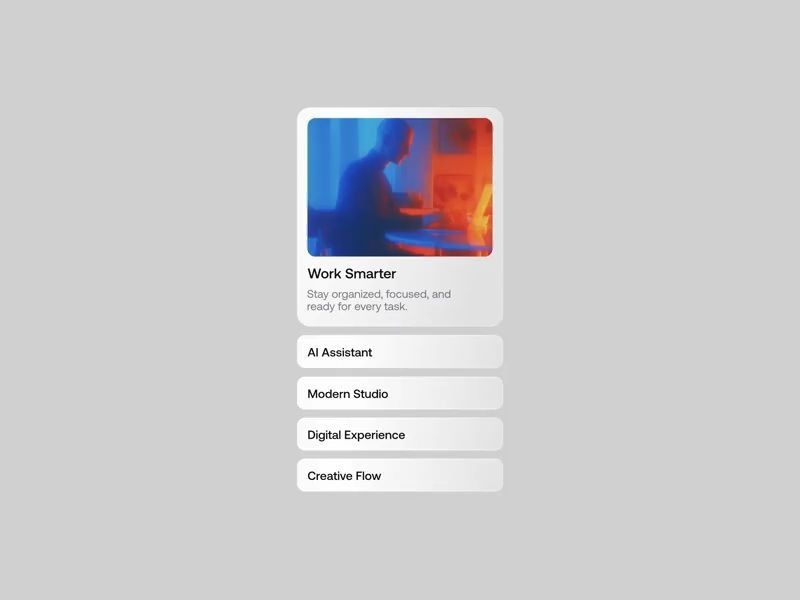 Service Category Card Interaction