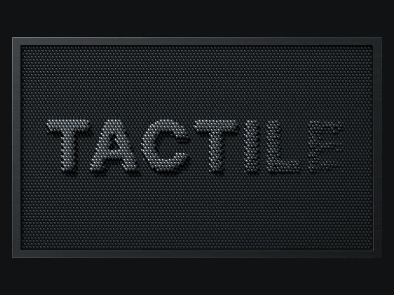 Tactile UI: UI components that work like real hardware