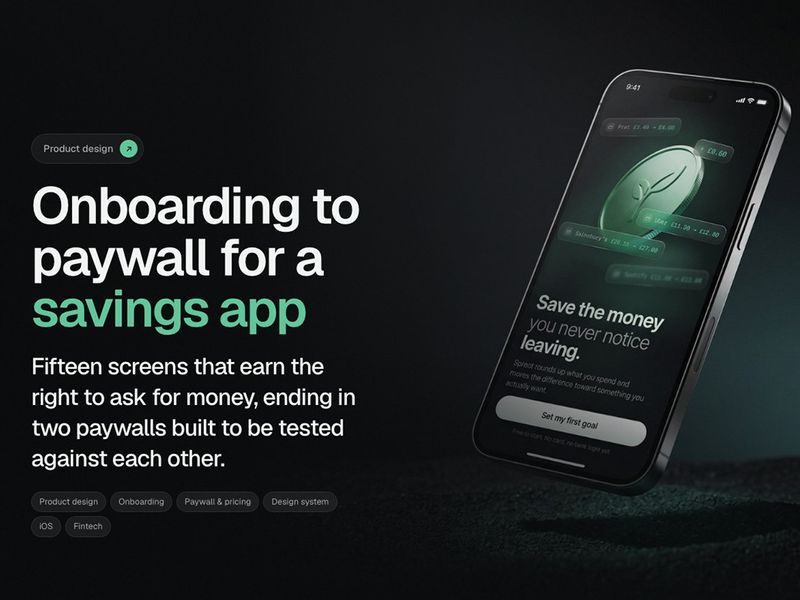 Sprout — Onboarding to Paywall for a Savings App