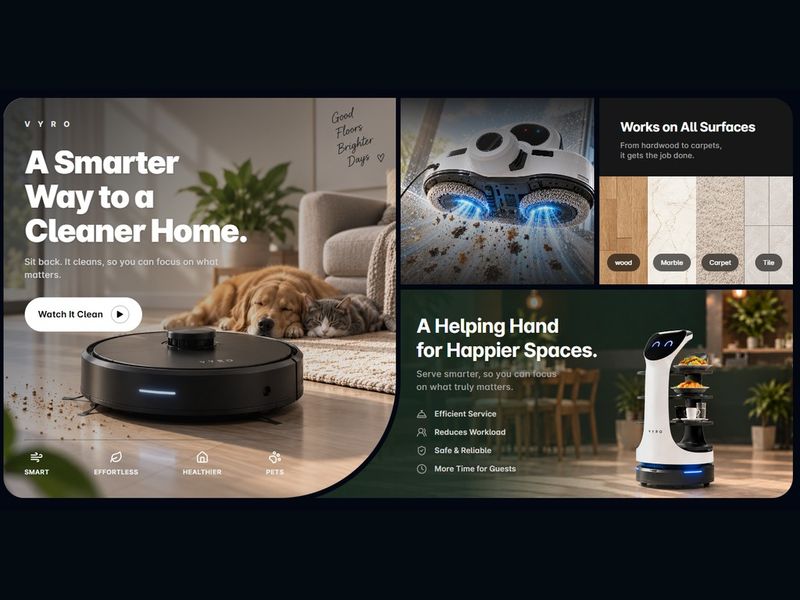 Smart Home Bento UI