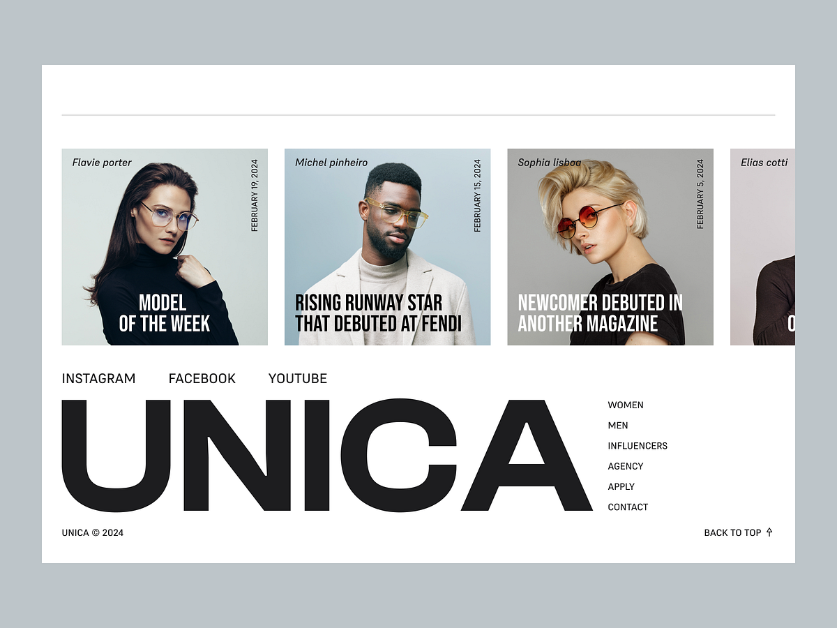 Unica — Talent Management Website Image 6