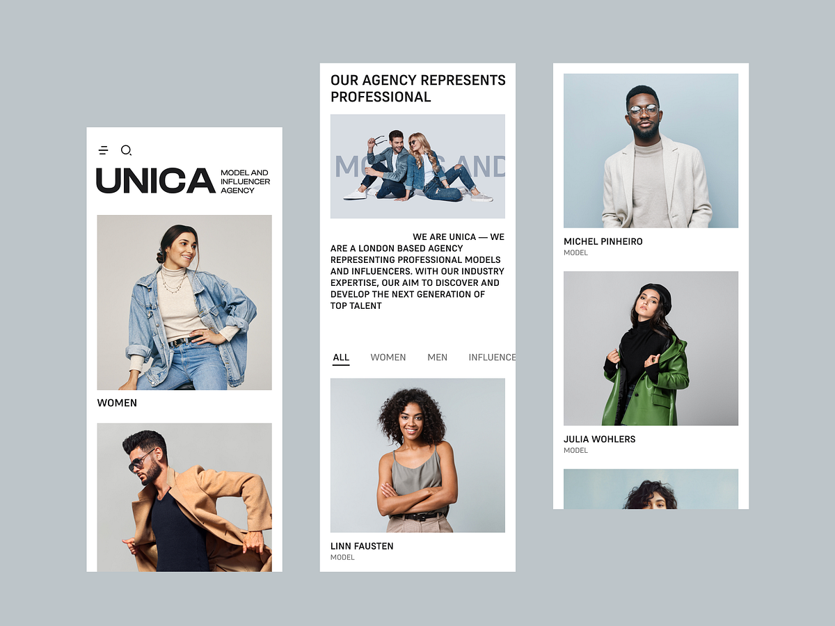 Unica — Talent Management Website Image 8