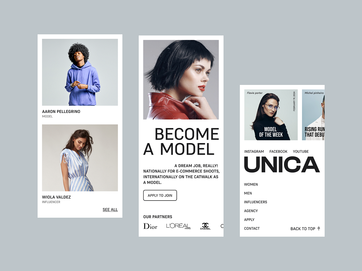 Unica — Talent Management Website Image 9