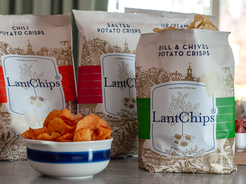Crisps packaging by Arne Wetterholm