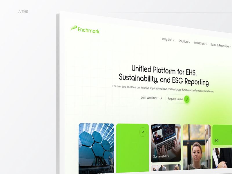 Corporate Sustainability Website Design