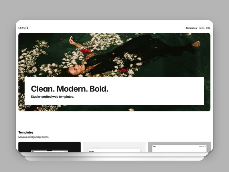 Orssy: Free Portfolio Website Template by Pixasquare — Framer Marketplace