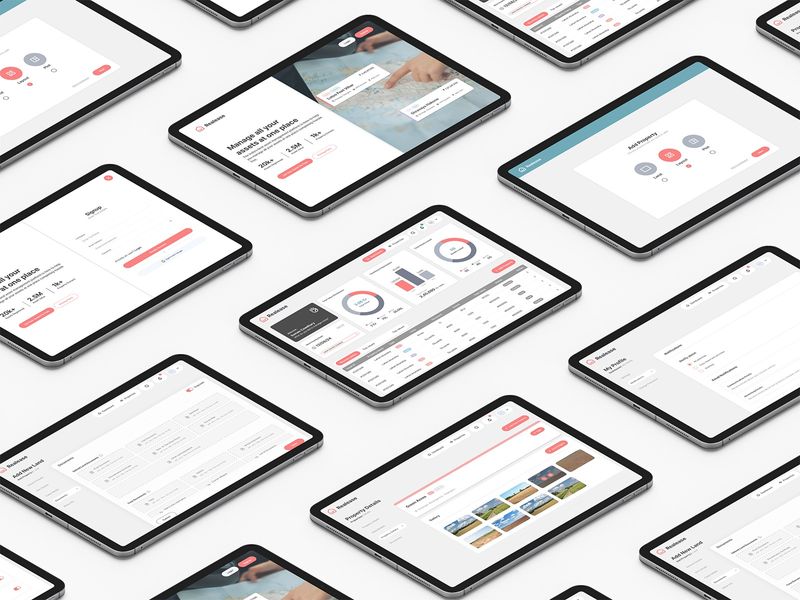 Real Estate SaaS Product UI