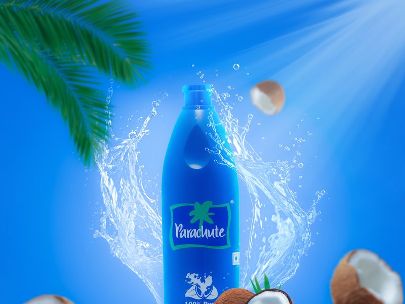 Coconut oil Poster Design